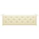 Lixada Garden Bench Cushion Cream White 70.9 x19.7 x2.8 Fabric