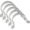 2.5inch 5Pcs Two Hole Stainless Steel U-Tube Clamp Connecting Ring Hose Clamp-Bracket Stainless Steel Tube Strap Tension Clip-Heavy Duty Rigid Pipe Strap Clamp Inner Dia 2.5inch Water Pipe (73mm)