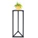 35.43 Inches Tall Flower Pots Holder Triangular Metal Plant Stand Indoor Planter