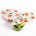 4Sets 3PCS/Set Bowl Covers Reusable in 3 Size Stretch Cloth Fabric Bowl Covers Elastic Food Storage Covers Cotton Bread Bowl Covers Reusable Lids for Food Fruits Leftover