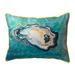 Betsy Drake Interiors HJ1428 16 x 20 in. Single Oyster II Large Indoor & Outdoor Pillow