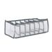 Pompotops 2PC 7 Grids Washable Wardrobe Clothes Organizer Jeans Compartment Storage Box Home Savings!