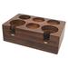 Walnut Wood Coffee Tamper Stand Coffee Filter Tamper Holder for Worktop Bar