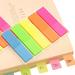 Page Marker Colorful Index Tabs Fluorescent Sticky Notes Writable Labels 20 Sheets/Pad for Home School Office Reading Supplies