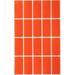 Royal Green Colored File Stickers 1.57 inch x 0.75 inch - Orange Color Code Label Rectangular (40 mm x 19mm) 300 Pack