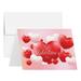 Happy Valentineâ€™s Day Greeting Cards and Envelopes Beautiful and Romantic Love Hearts Greetings for Husband Wife Boyfriend or Girlfriend | 4.25 x 5.5â€� (A2 Size) | 25 Cards & 25 Envelopes