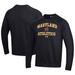 Men's Under Armour Black Maryland Terrapins Athletics All Day Fleece Pullover Sweatshirt