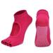 Cotton Yoga Backless Five Toe Socks Breathable Anti-Slip Silicone Sport Pilates Socks Gym Fitness Ballet Slippers Dance