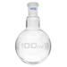 Boiling Flask with Joint 100ml - Socket Size 14/23 - Round Bottom Interchangeable Joint - Borosilicate Glass - Eisco Labs