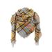 Women s Plaid Scarf Fall Winter Warm Cashmere Fringed Edges Shawl Wrap Casual Fashion Soft Comfy Super Large Size Knitted Poncho Cape Scarf