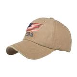 Midsumdr Sun Hat Baseball Cap for Men and Women 4th of July Independence Day Classic American Flag USA Embroidered Baseball Cap Cap Cotton Hat Sports Sun Hat Golf Hat Summer Beach Hat
