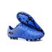 Ritualay Soccer Cleats for Boys Men Football Cleats Lace Up Soccer Shoes Football Shoes Sneakers Non Slip Training Shoes FG Cleats Blue 2Y