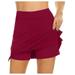 Fesfesfes Tennis Skirts for Women Active Performance Skort Lightweight Skirt For Running Tennis Golf Sport