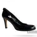 Gucci Shoes | Gucci Shoes Vernice Crystal Heels Black Patent Leather Made In Italy 37/7 | Color: Black | Size: 7