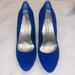 Jessica Simpson Shoes | Jessica Simpson Blue Suede Pumps Sz 7.5 | Color: Blue | Size: 7.5