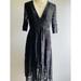 Free People Dresses | Free People Mountain Laure Black Lace Midi Maxi Dress Size 4 | Color: Black | Size: 4
