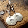 Free People Jewelry | Dandelions Earrings | Color: Silver/White | Size: Os
