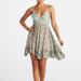 Free People Dresses | Free People Adella Slip Dress In Blue Floral | Color: Blue/Pink | Size: S