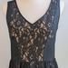 American Eagle Outfitters Dresses | American Eagle Outfitters Black Lace Dress Size 10 | Color: Black/Tan | Size: 10