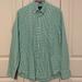 J. Crew Shirts | J Crew Flex Washed Men’s Button Down Shirt Size Medium New With Tags | Color: Green/White | Size: M