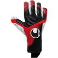 uhlsport Powerline Supergrip+ Finger Surround Torwarthandschuhe für Kinder und Herren, Torwart-Handschuhe, Torhüter-Handschuhe mit Neuer Haftschaumformel und maximaler Gripfläche, 9.5