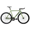 FabricBike Light - Fixed Gear Fahrrad, Single Speed Fixie Starre Nabe, Aluminium Rahmen und Gabel, Räder 28", 4 Farben, 3 Größen, 9.45 kg (Größe M) (M-54cm, Light Cayman Green)