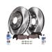 2010-2011 Mercedes ML450 Front Brake Pad and Rotor Kit - Detroit Axle