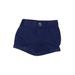 Cat & Jack Khaki Shorts: Blue Solid Bottoms - Size 0-3 Month