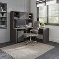 The Twillery Co.® Ringold 3 Piece L-Shape Computer Desk Office Set w/ Hutch Wood in Black | Wayfair 2798FC3C556D44D99E97792D8808560D