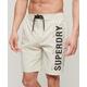 Superdry Men's Sportswear Recycled Board Shorts Beige / Pelican Beige - Size: L