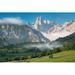 Loon Peak® The Naranjo De Bulnes - Wrapped Canvas Photograph Metal in Blue/Green | 32 H x 48 W x 1.25 D in | Wayfair