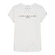 Tommy Hilfiger Girls Essential Short Sleeve T-Shirt - White, White, Size Age: 7 Years, Women
