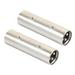 EDFRWWS 2pcs 3Pin XLR Male to XLR Male Microphone Power For Adapter Plug Connector