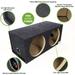 Atrend - B Box Series 2-Holes Sealed Subwoofer Box 15 inch (Charcoal)
