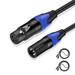 XLR Cable 6ft 2 Pack XLR Cable Male to Female Balanced XLR Cable Suitable for Preambles Speaker