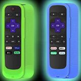 [2 Pack] Universal Remote Cover (Glow in the dark) Compatible with TCL Roku / Hisense Roku TV remote / Roku