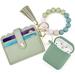 Case for Airpods 2/1 Filoto Cute Apple Airpod 1st/2nd Generation Case Cover for Women Girls Silicone Case with Wristlet Bracelet Keychain Credit Card Holder Purse Accessories (Cactus Green