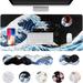 Keyboard Mouse Pad Set Large Gaming Mouse Pad + Keyboard Wrist Rest Support + Mouse Wrist Cushion + Coaster