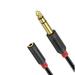 3.5mm to 1/4 Headphone Adapter Cable Gold Plated Audiowave Series 3.5mm 1/8 inch Female TRS to 6.35mm 1/4 inch