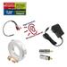 Evertech CCTV Surveillance Kit 25 FT Video and Power Cable with MIC and 12V DC Power Adapter