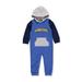 Carter s Baby Boys Long Sleeve Handsome Hooded Jumpsuit 18 Months