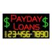 Payday Loans-LED Dots Sign Made in USA