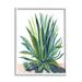 Stupell Aloe Plant Botanical Leaves Botanical & Floral Painting White Framed Art Print Wall Art