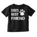 Dogs Mans Best Friend Cute Toddler Boy Girl T Shirt Infant Toddler Brisco Brands 2T