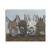 Stupell Happy Donkeys Farmhouse Portrait Animals & Insects Painting Gallery Wrapped Canvas Print Wall Art