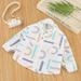 Kayannuo Long Sleeve Shirts Spring Clearance Toddler Baby Boys Long Sleeve Letter Print Tops Tee Shirt Blouse Clothes