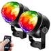 Yesfashion Party Lights Strobe Lights for Parties Sound Activated Disco Ball Lights with Remote RGB 7 Colors Changing Disco DJ Lights