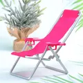 Décoration de Table Nautique Chaise Pliable Meubles Mini Chaise Longue Cadeau d'Anniversaire