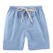 DTBPRQ Toddler Kids Solid Cotton Workout Shorts Comfort Soft Baby Sport Jogger Shorts Boys Girls Casual Pants