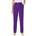 Plus Size Women's 7-Day Straight-Leg Jean by Woman Within in Radiant Purple (Size 34 WP) Pant